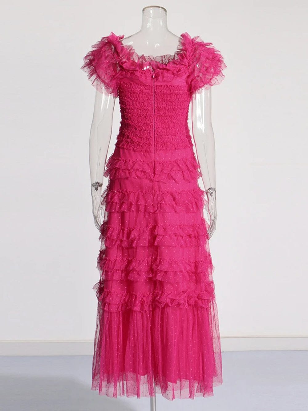 Mesh Midi Dress - Fashionpara