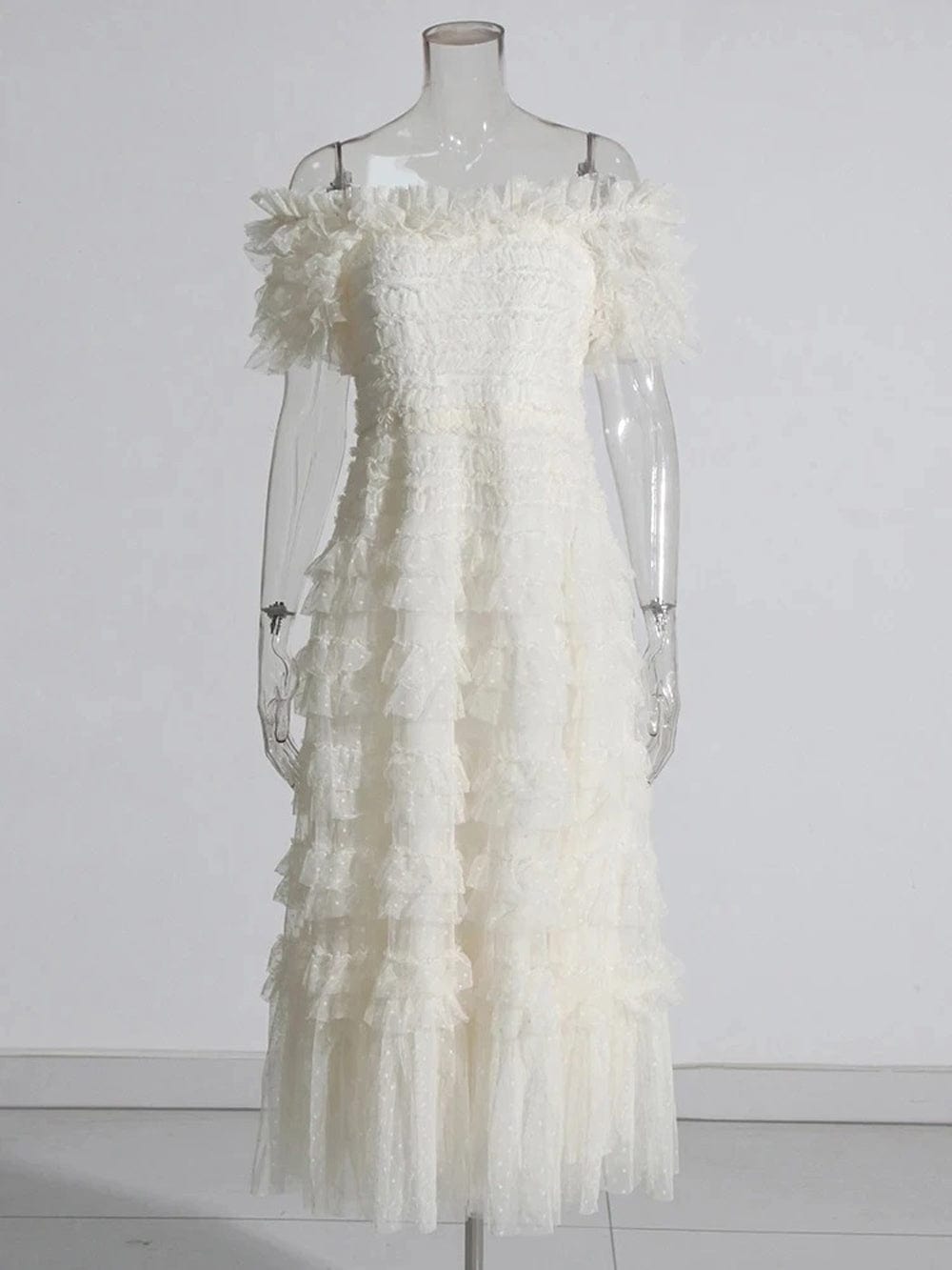 Mesh Midi Dress - Fashionpara