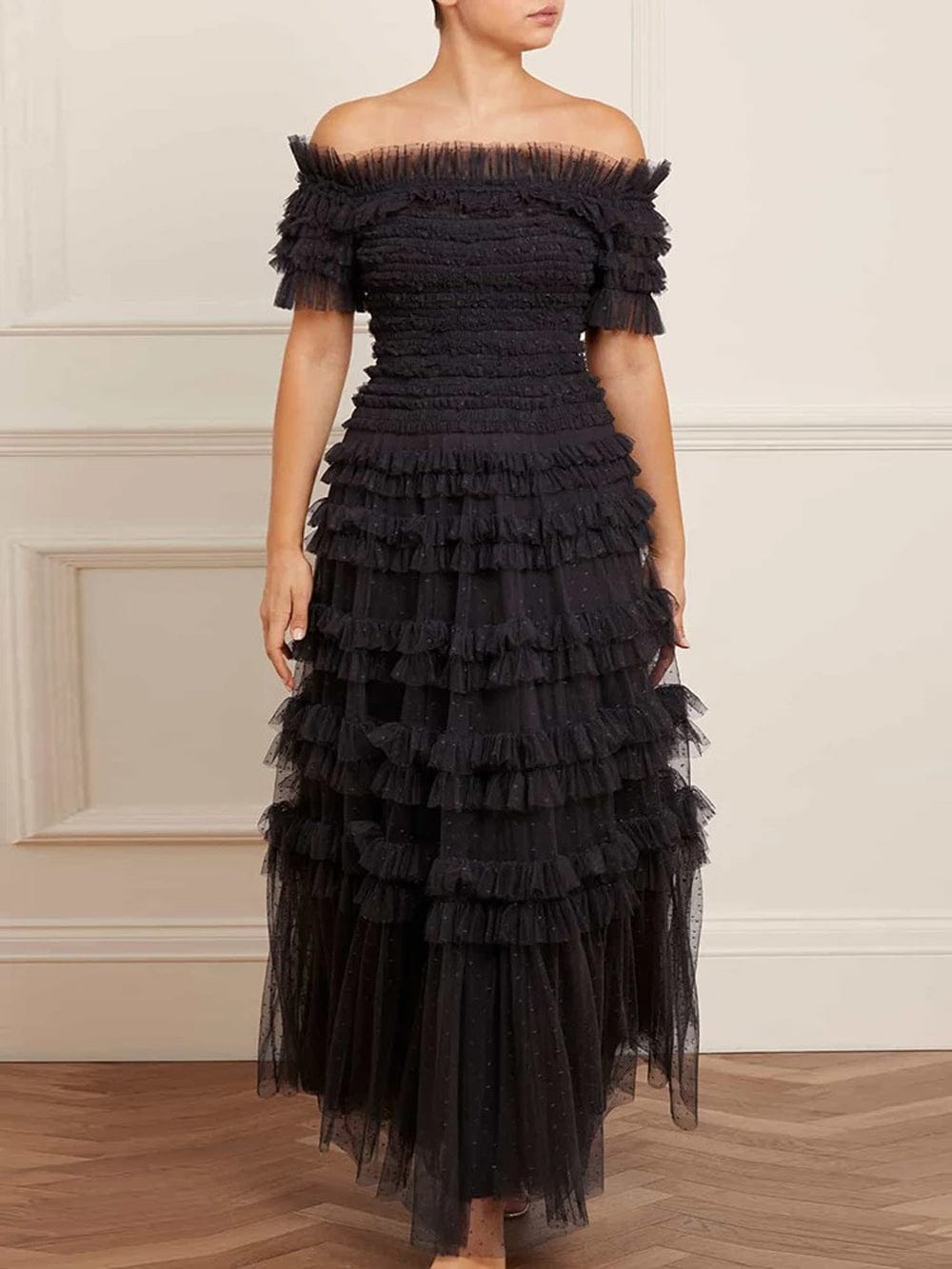 Mesh Midi Dress - Fashionpara