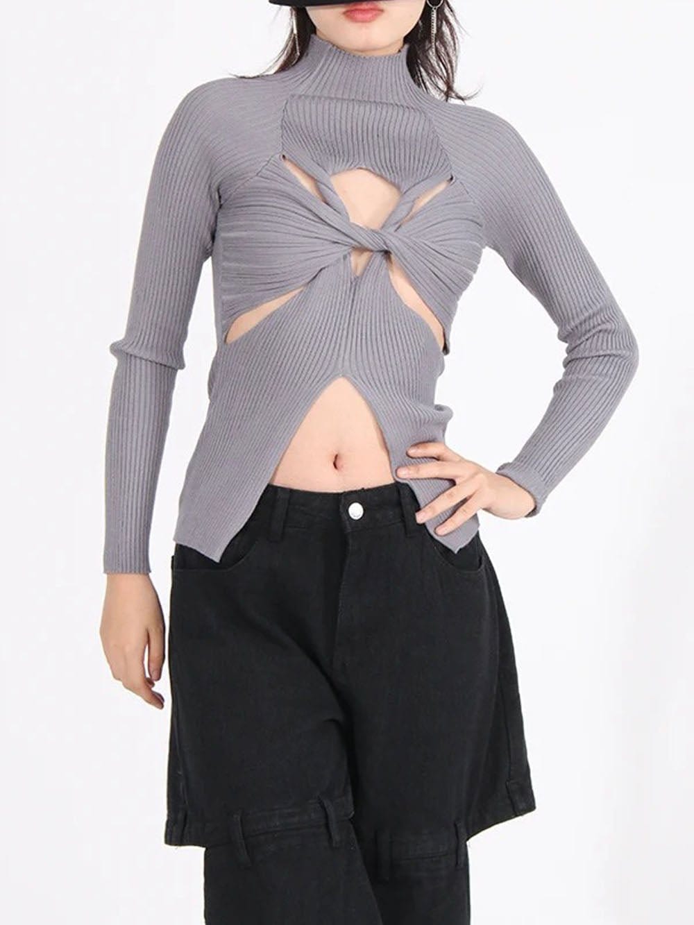 Hollow Out Knit - Fashionpara