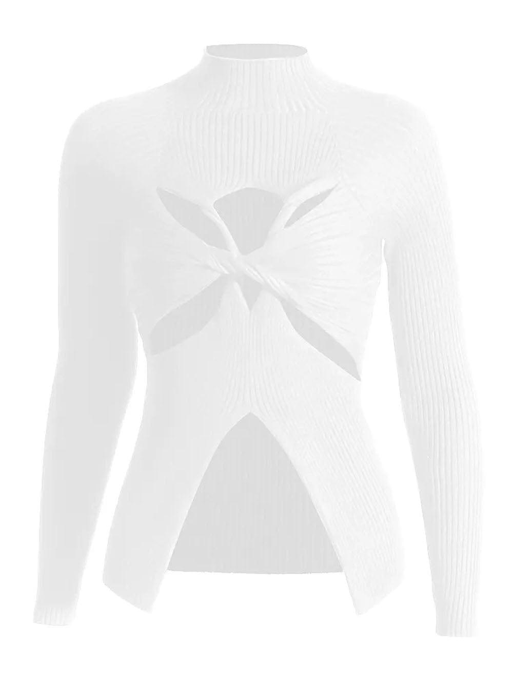 Hollow Out Knit - Fashionpara