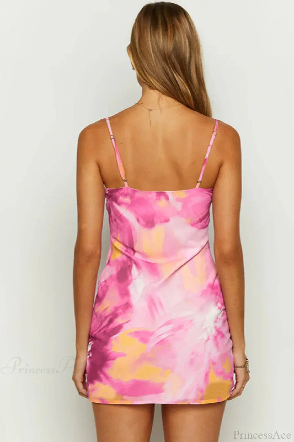 Floral Print Sweetheart Slip Mini Dress 4