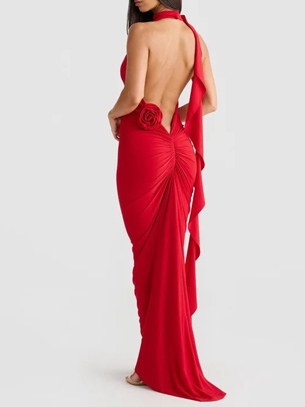 Backless Bodycon Maxi - Fashionpara