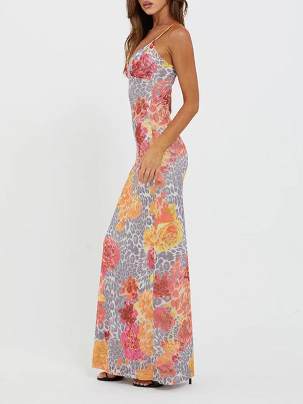 Backless Maxi Dress - Fashionpara