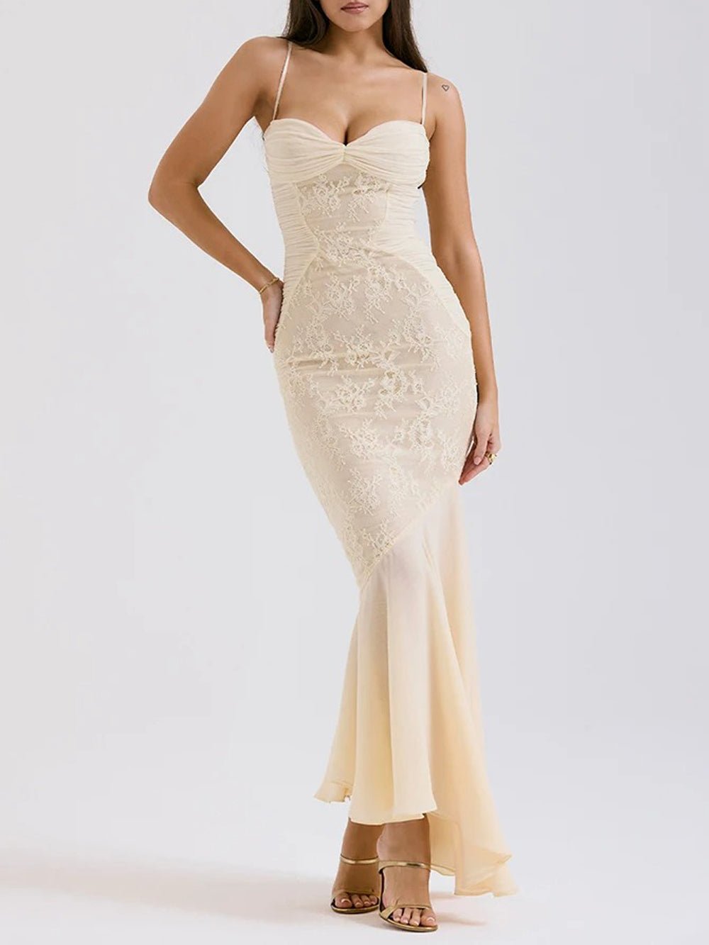 Backless Bodycon Maxi - Fashionpara