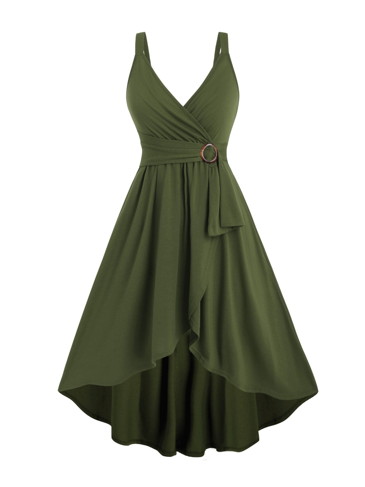 Ambar Chic Backless Wrap Dress for Women Elegant Evening Look