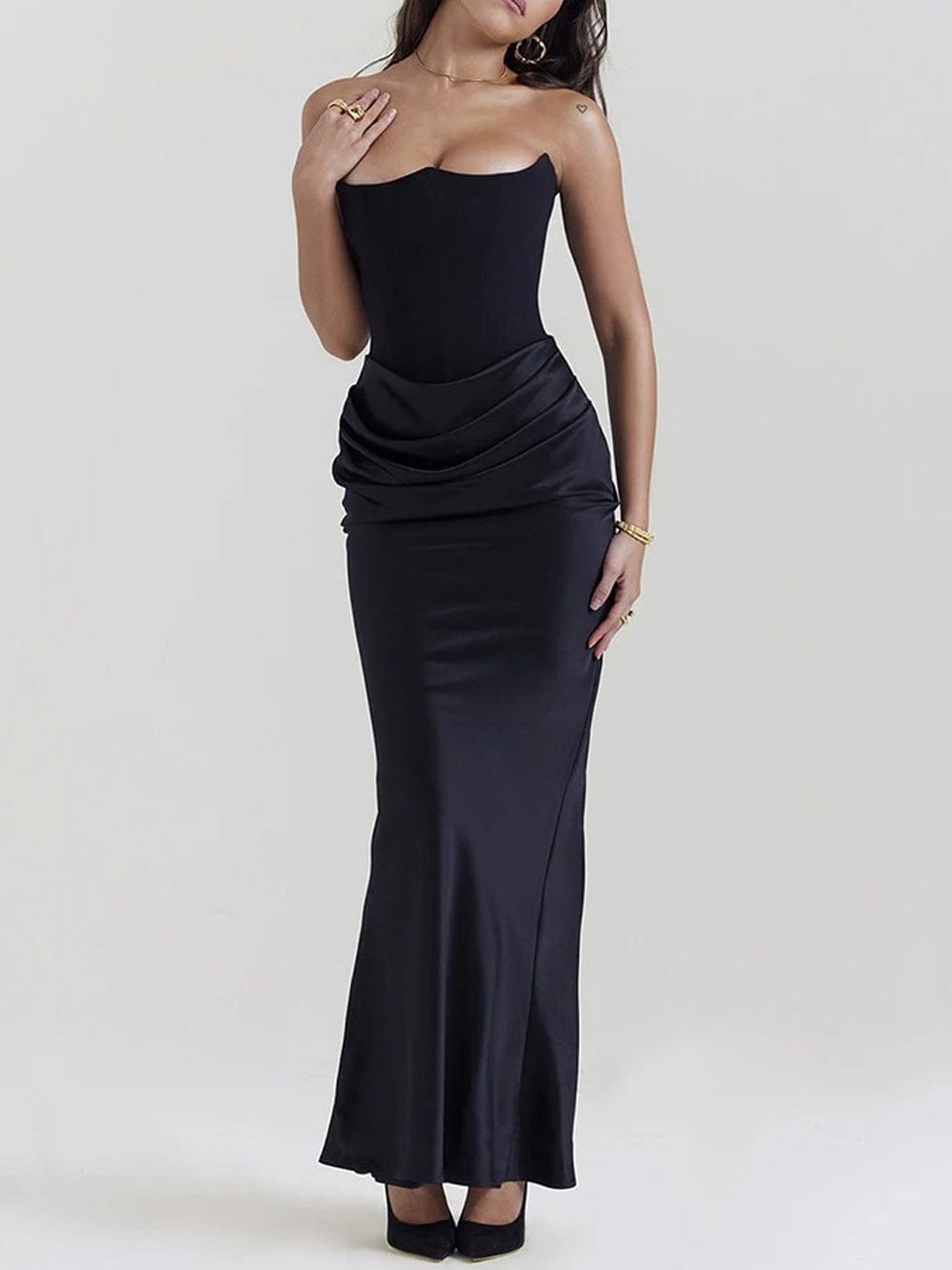 Backless Bodycon Maxi - Fashionpara