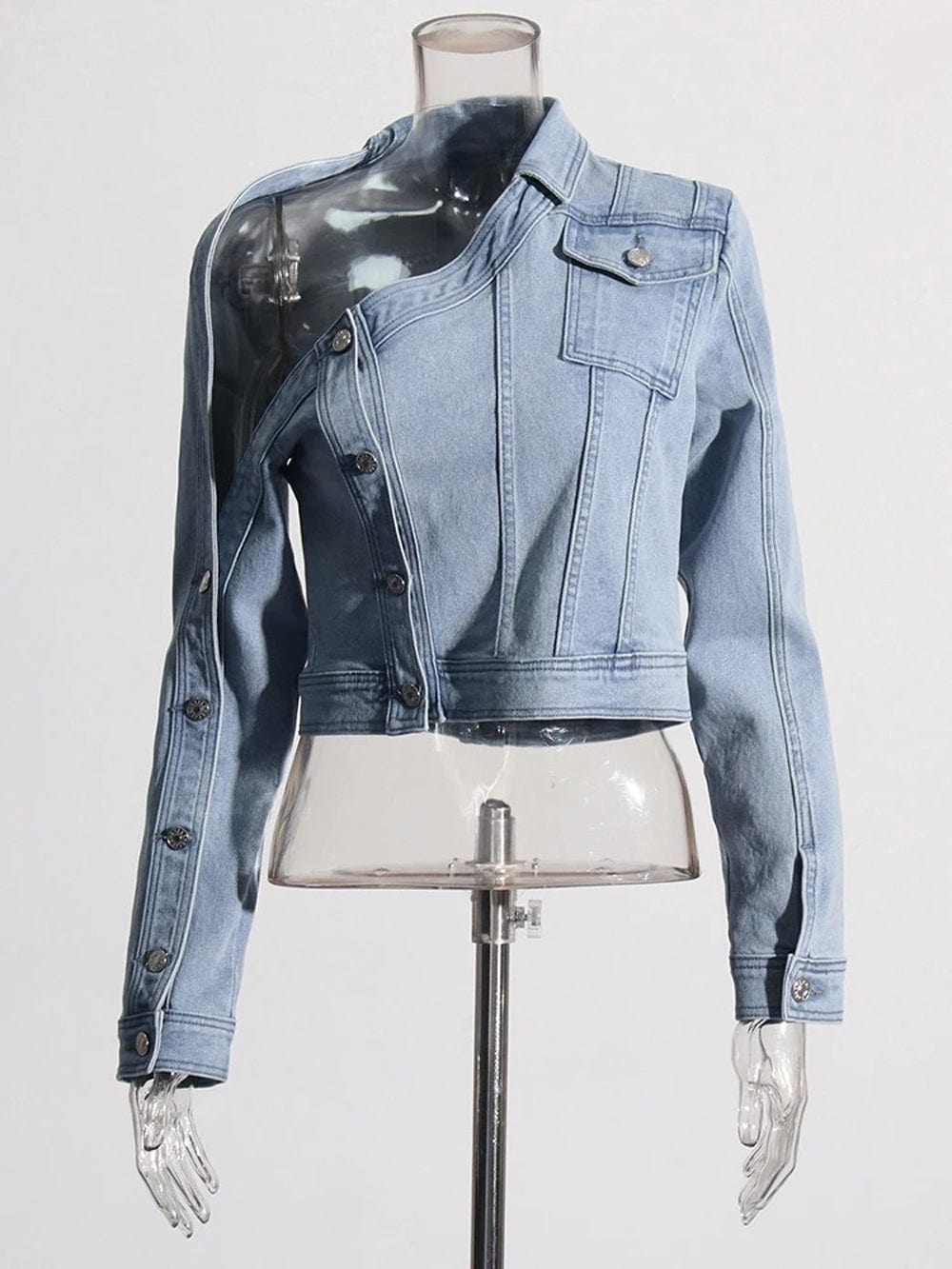 Streetwear Denim Coat - Fashionpara