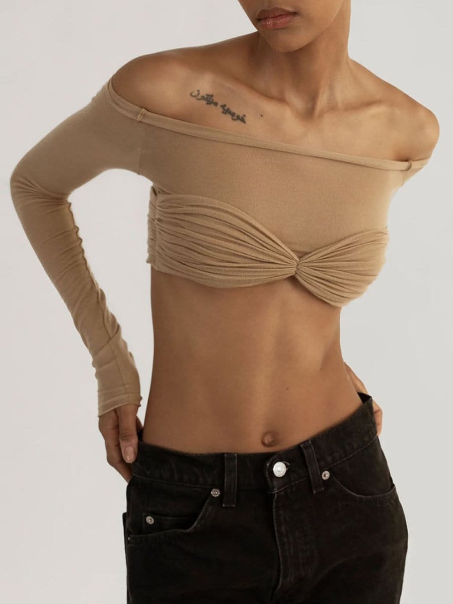 Knit Off Shoulder - Fashionpara