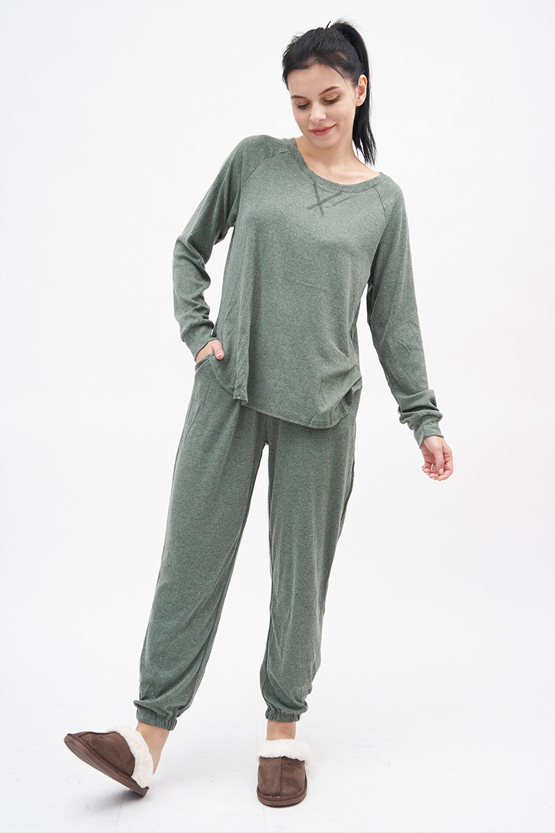 Casual Two pieces Cotton Pajamas - Fashionpara