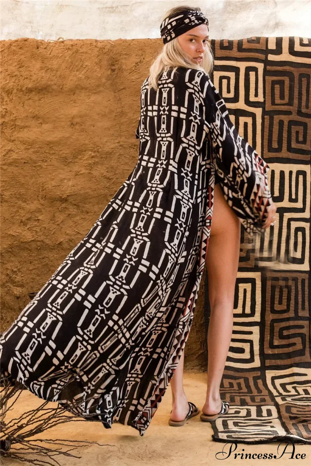 Cotton Rayon Kimono Robe Bikini Cover-up