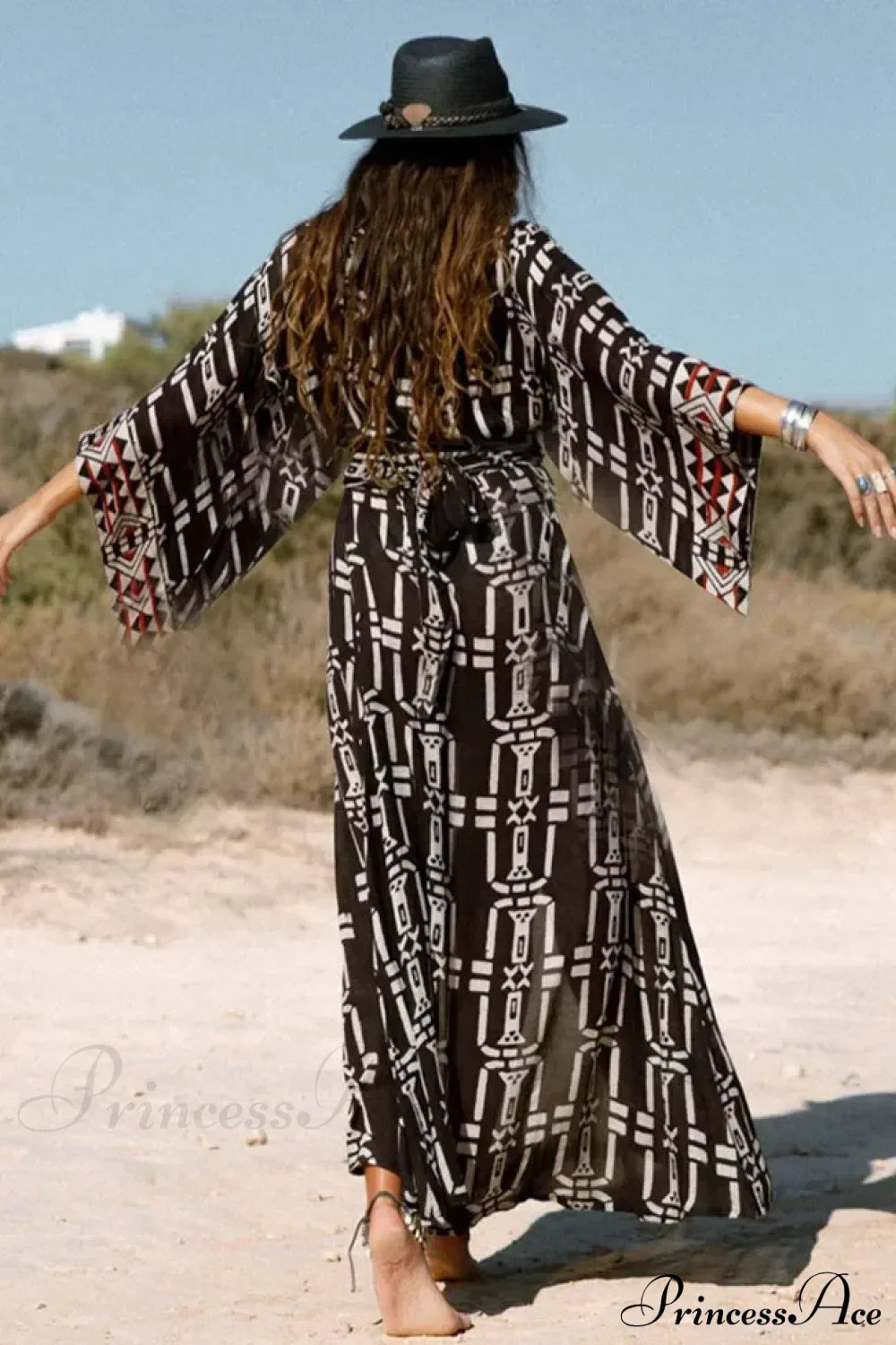 Cotton Rayon Kimono Robe Bikini Cover-up