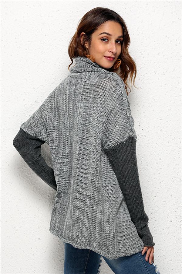 RadyRin Cozy Turtleneck Pullover Sweater for Effortless Style