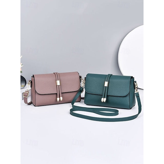 Burgundy Bags in Crossbody Leather Black Faux and