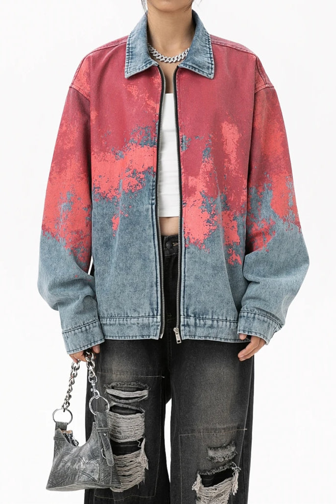 Casual Washed Denim Jacket