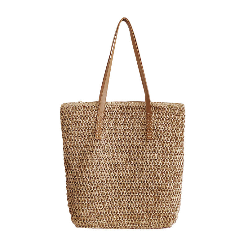 Woven Tote Shoulder Bag