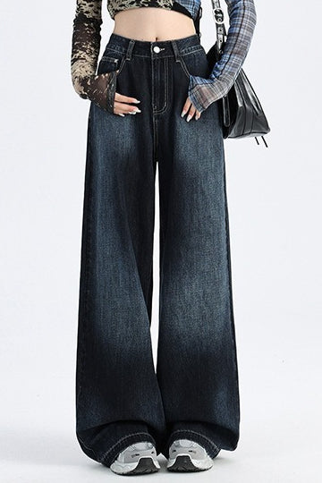 Relaxed Fit Floor Length Jeans