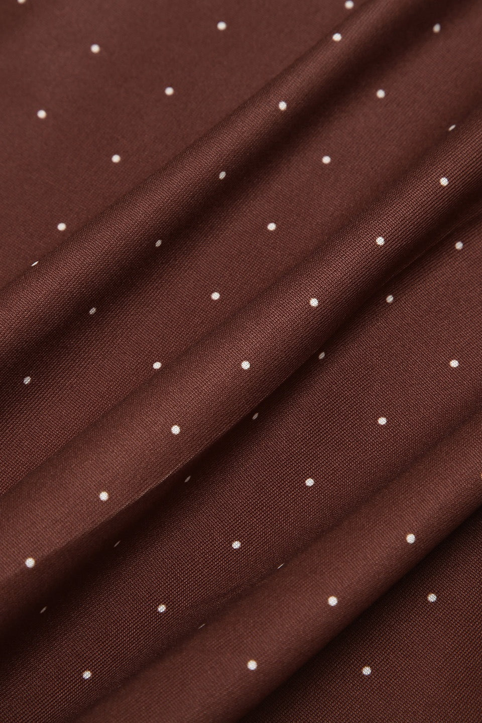 Polka Dot Color Block Backless Halter Crop Top - Fashionpara