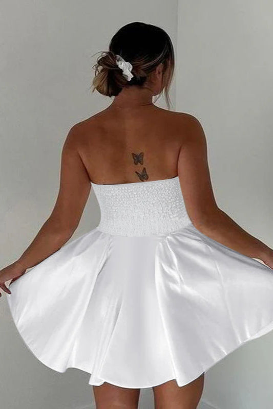 French Style Sweetheart Neckline A-Line Party Dress