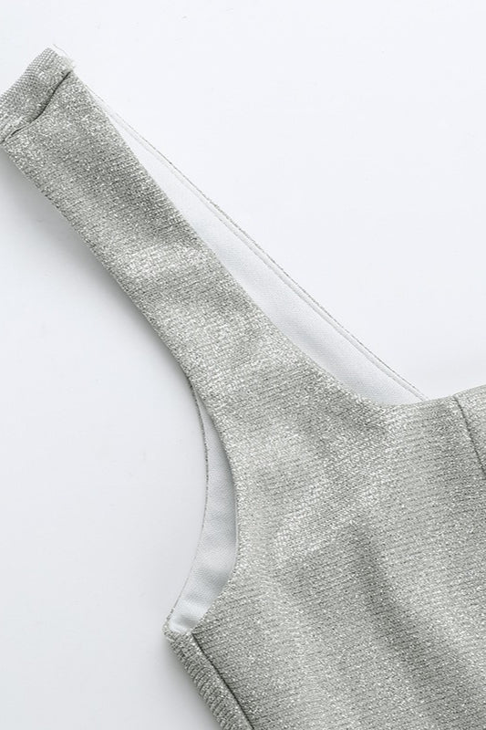 Glitter Mini Party Dress - View 5
