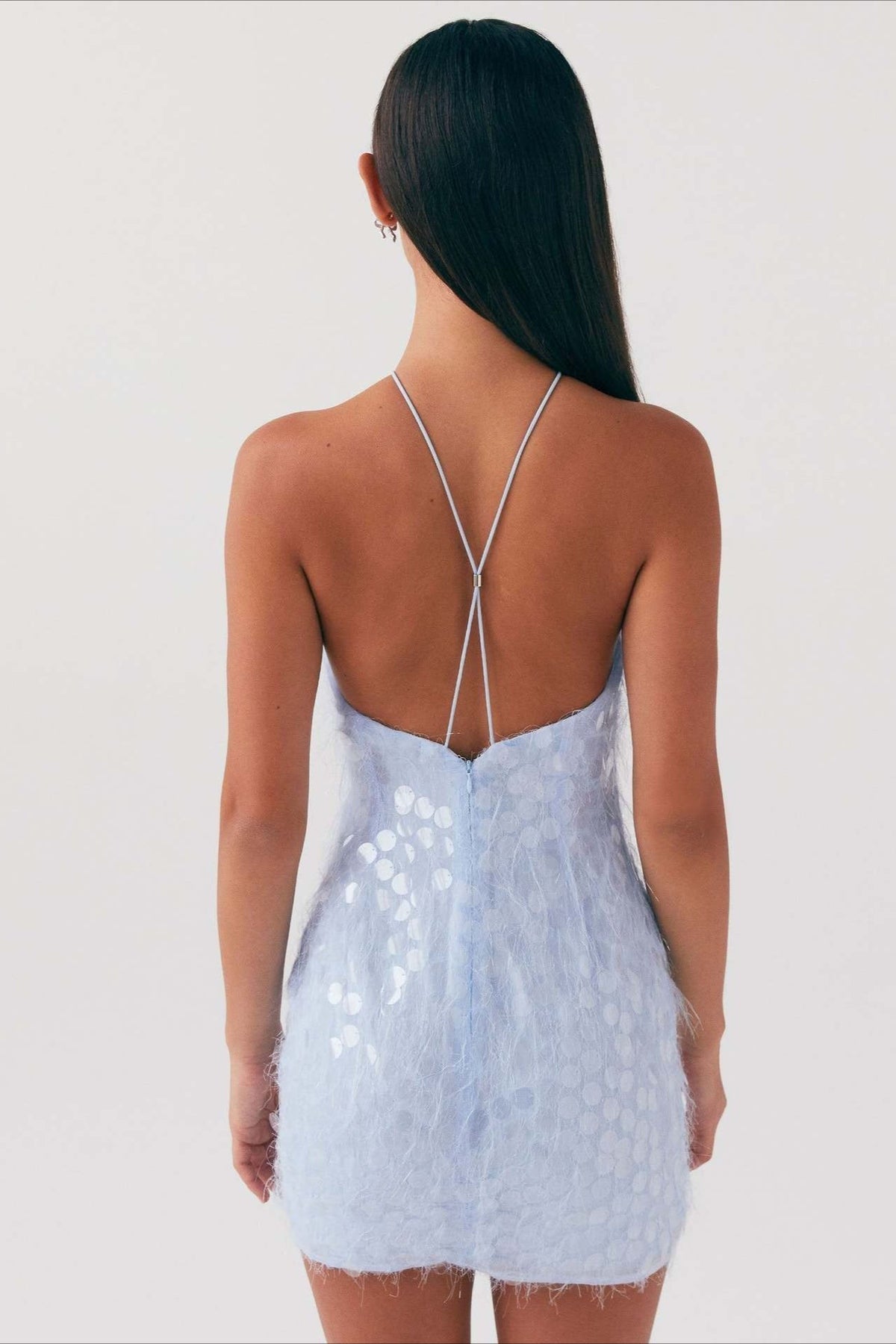 Sequin Halter Neck Bodycon Mini Dress 5