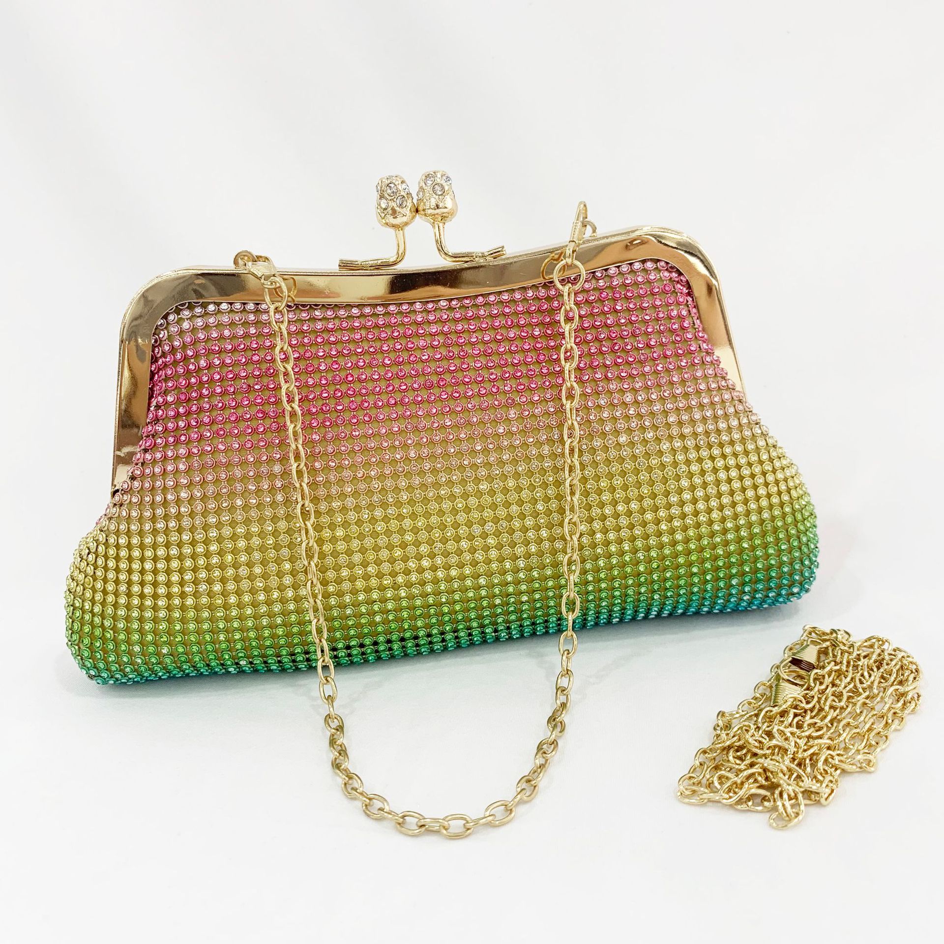 Ombre Printed Diamond Party Bag