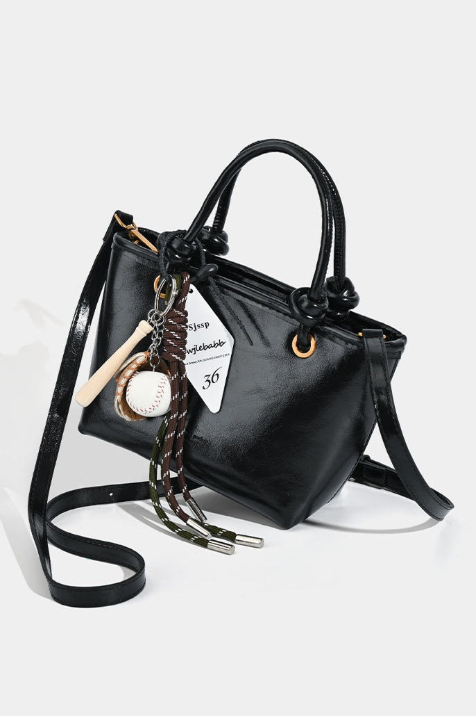 Maillard Red Fashion Bucket Shoulder Crossbody Handheld Bag