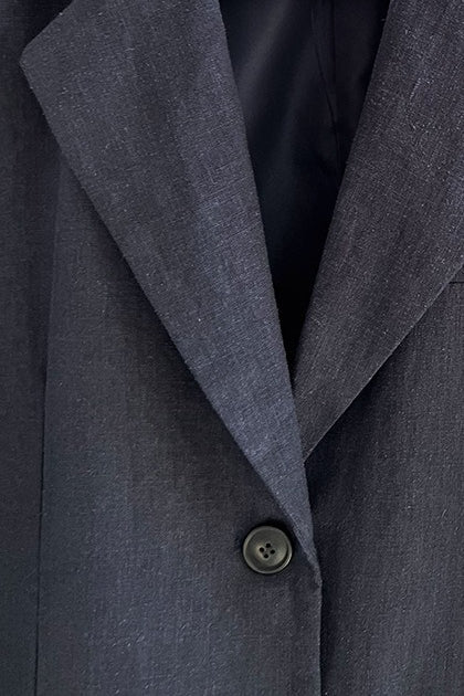 Casual Tencel Linen Suit Blazer 13