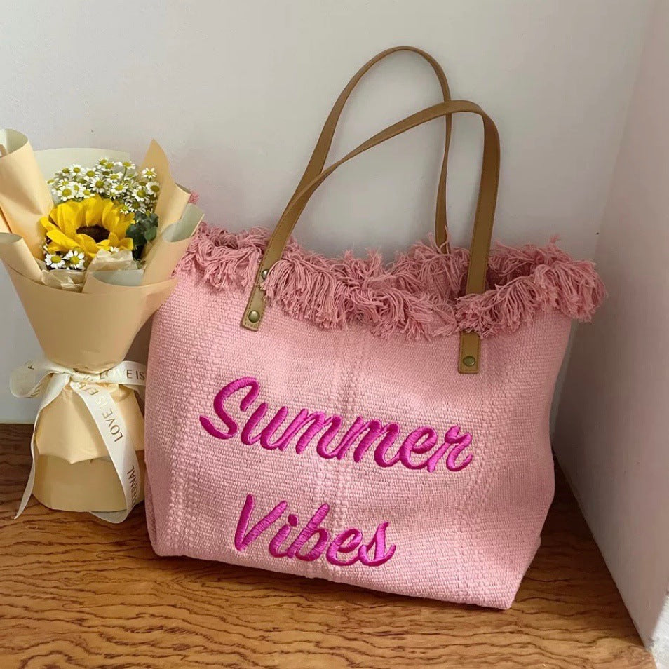 Tassel Canvas Bag