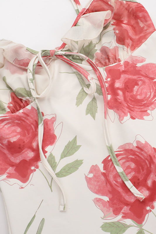 Floral Cami French Style Party Dress