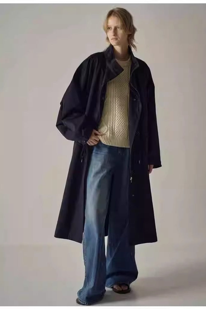 High Waist Black Wide Leg Jean