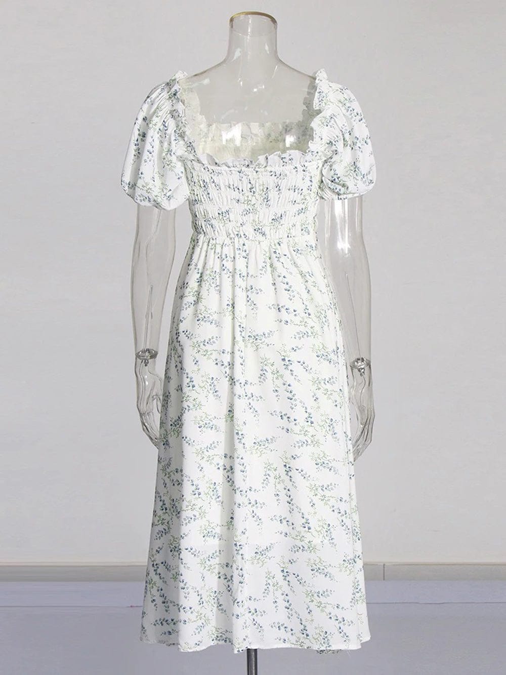 Square Midi Dress - Fashionpara