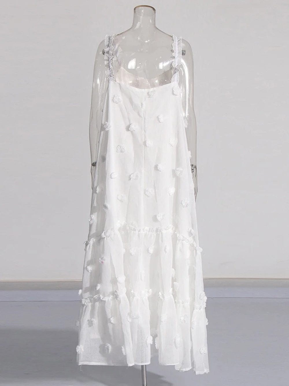 Appliques Sleeveless Maxi - Fashionpara