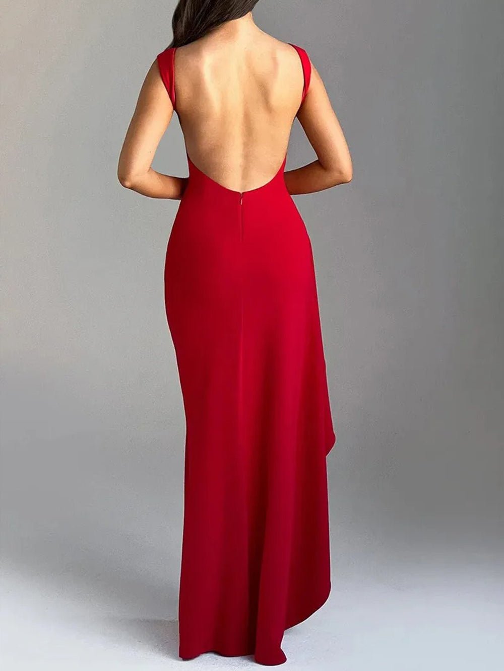 Backless Maxi Dress - Fashionpara