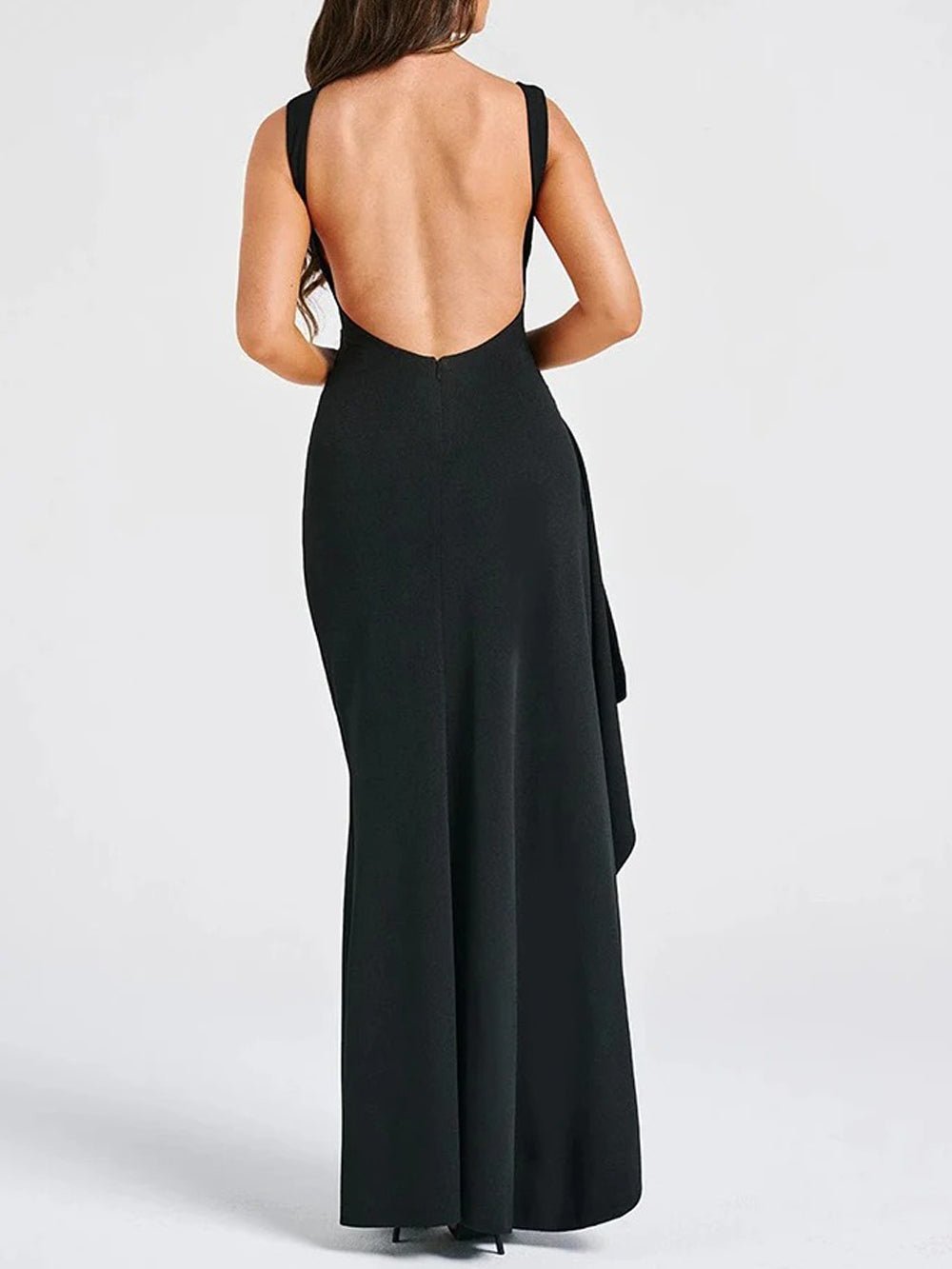 Backless Maxi Dress - Fashionpara