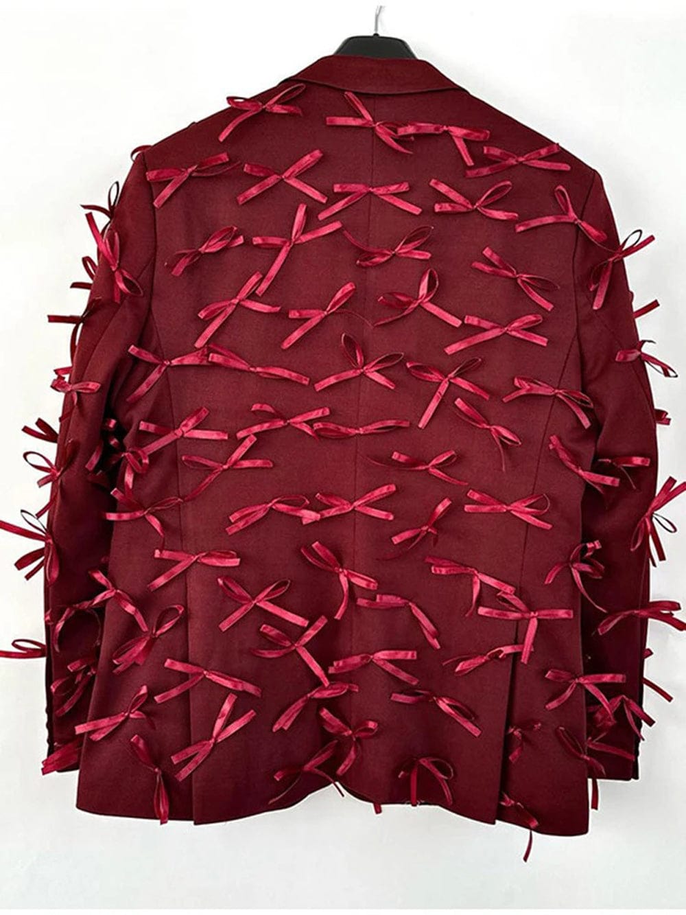 Bowknot Casual Blazer - Fashionpara