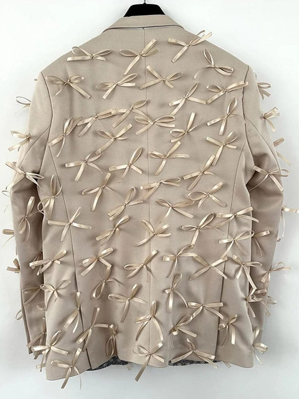 Bowknot Casual Blazer - Fashionpara