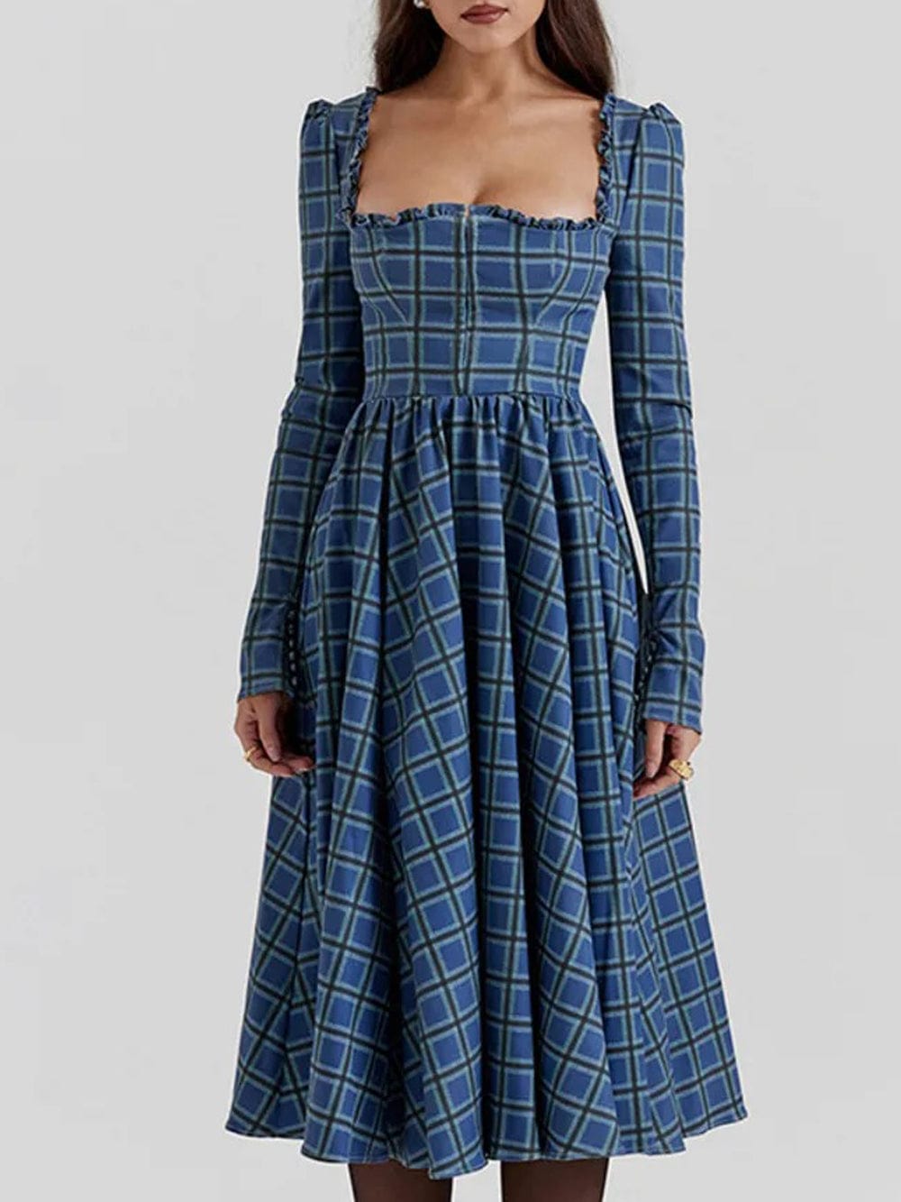 Flower Waist Midi - Fashionpara