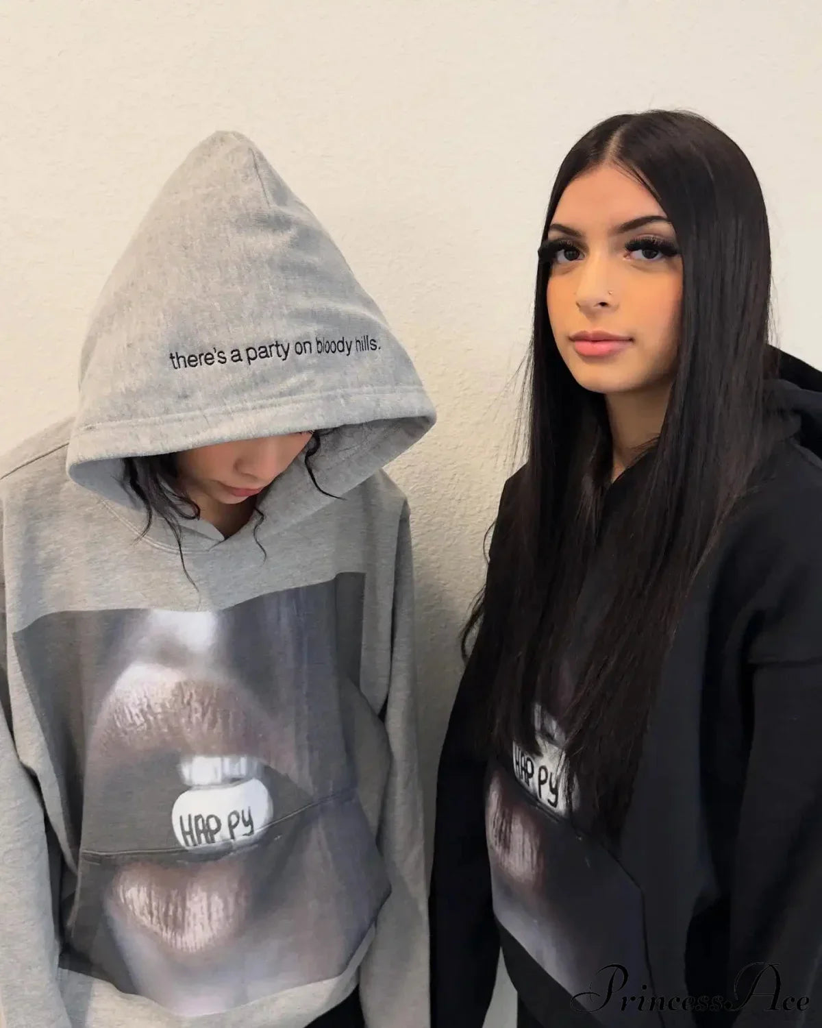 Dark Dirty Pictorial Print Hoodie