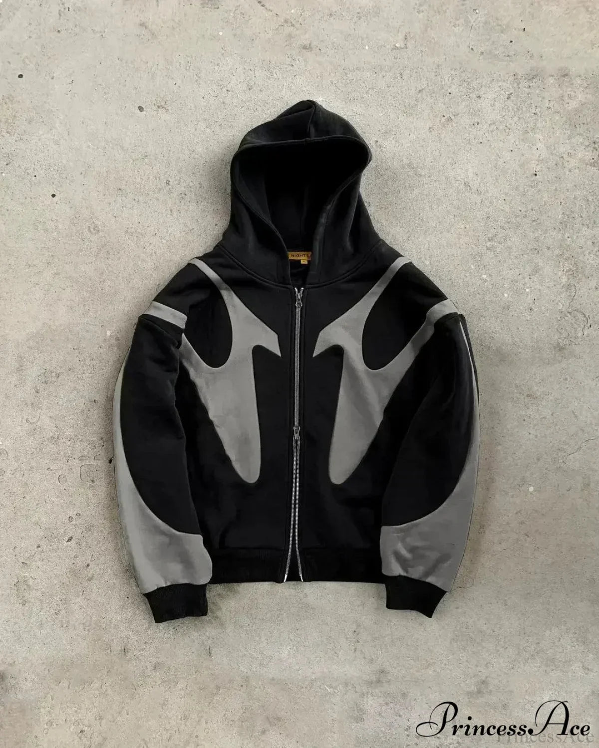 Dark Flash Diamond Patch Hoodie black6 / M