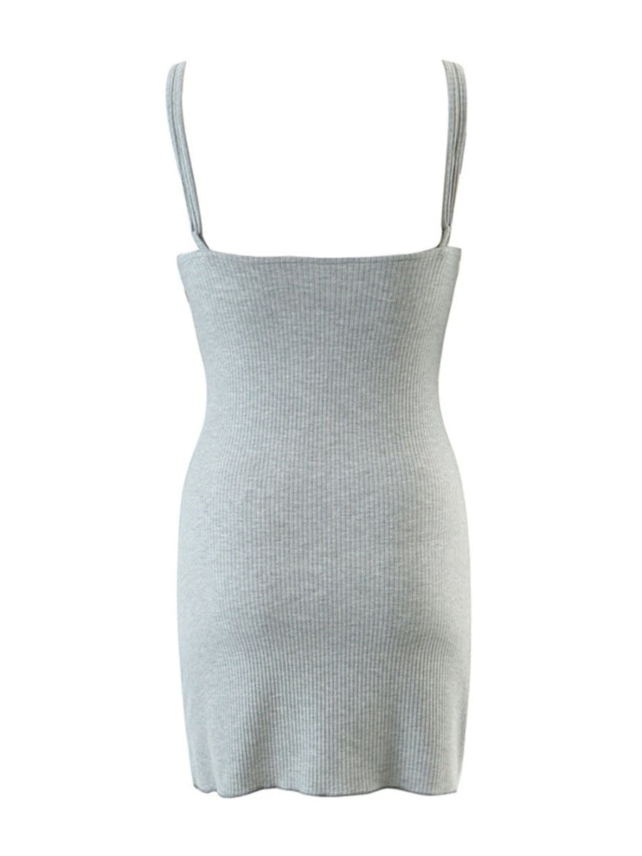 Knit Mini Dress - Fashionpara