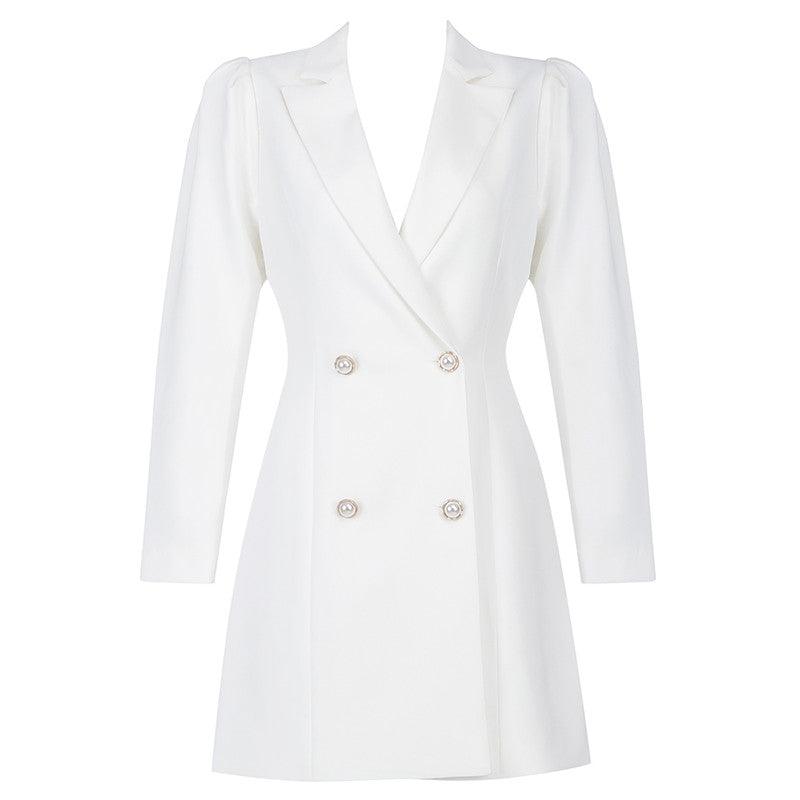 KittenAlarm - Dayana Double Breasted Blazer Dress