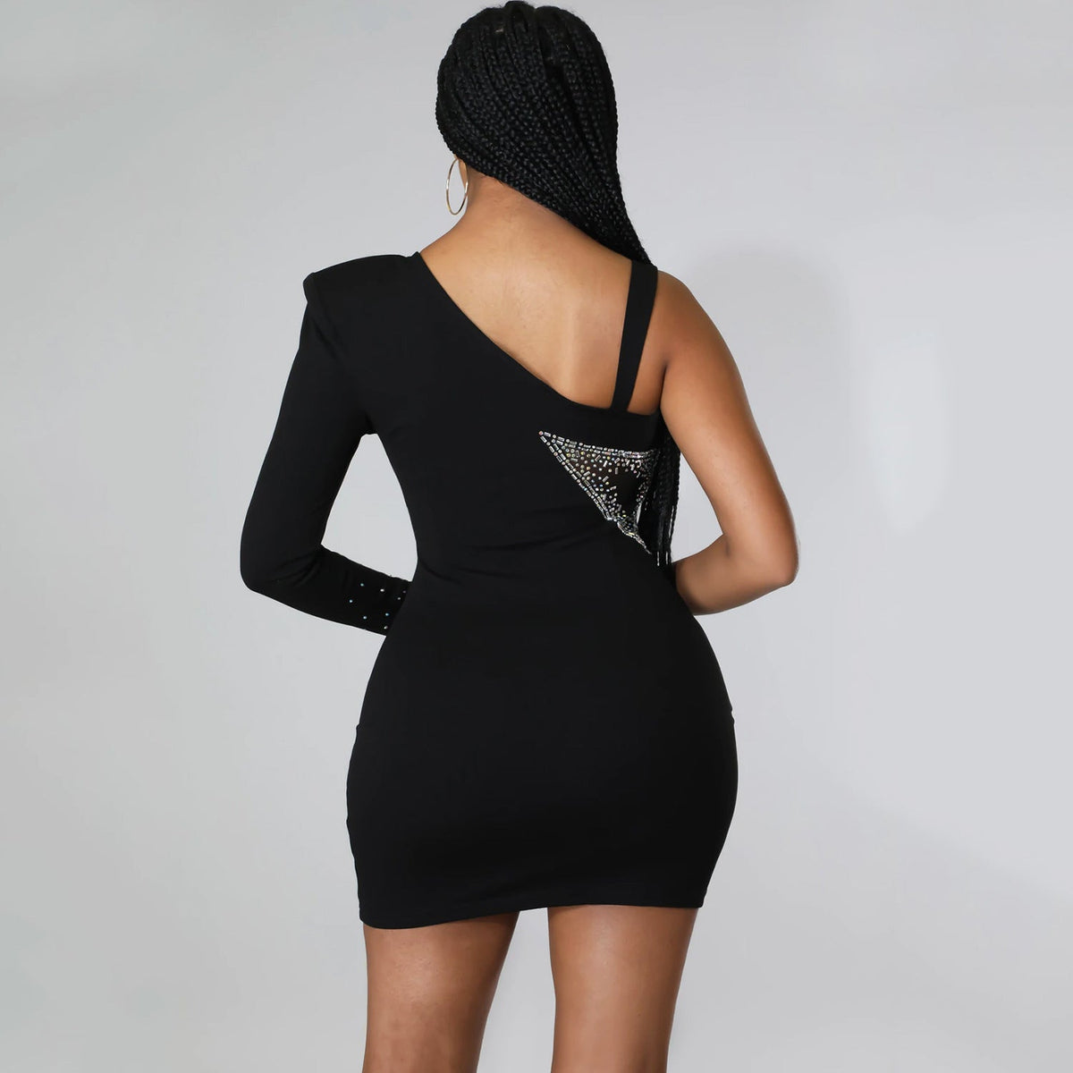 Destination Mesh Bandage Mini Dress - View 7