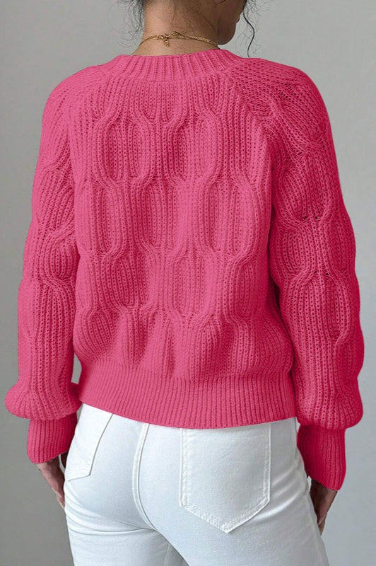 Chic Bow-Knot Long-Sleeve Knit Cardigan for Elegant Style