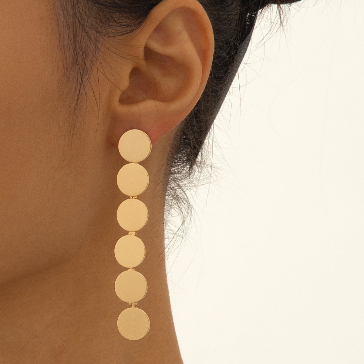 Heart-shaped Tassel Earrings