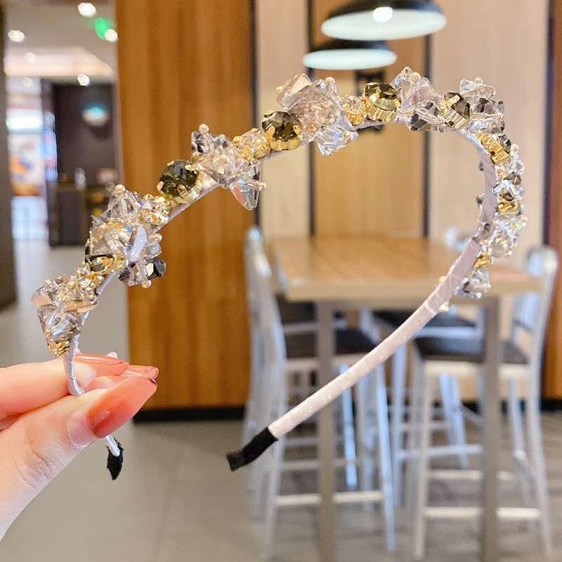 Vintage Diamond Crystal Baroque Headband