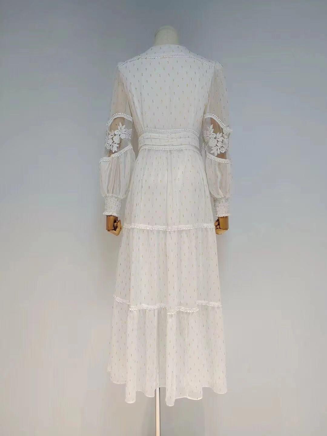 KittenAlarm - Deanna Chiffon Solid Maxi Dress