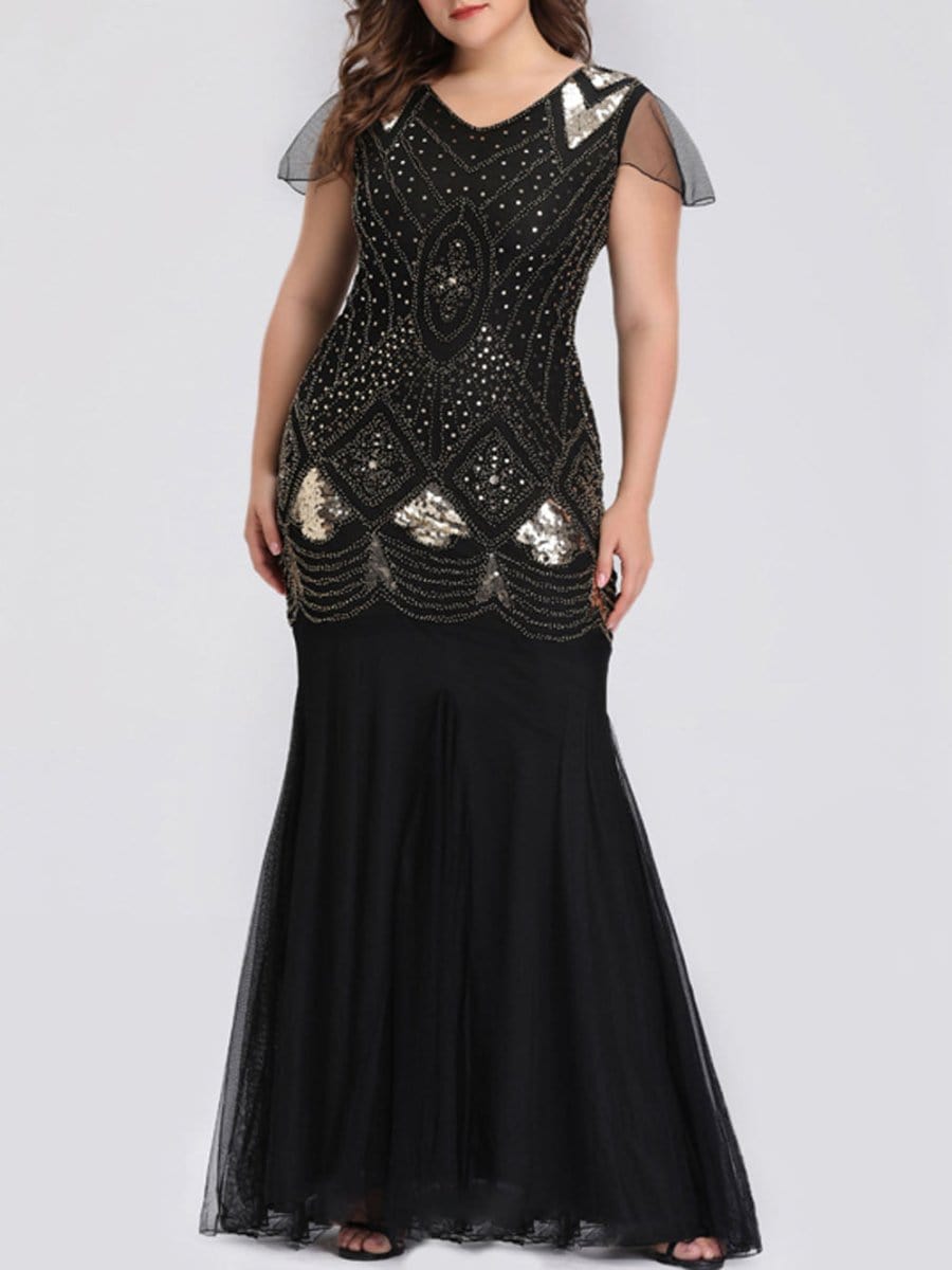 Sequin Maxi Dress - Fashionpara