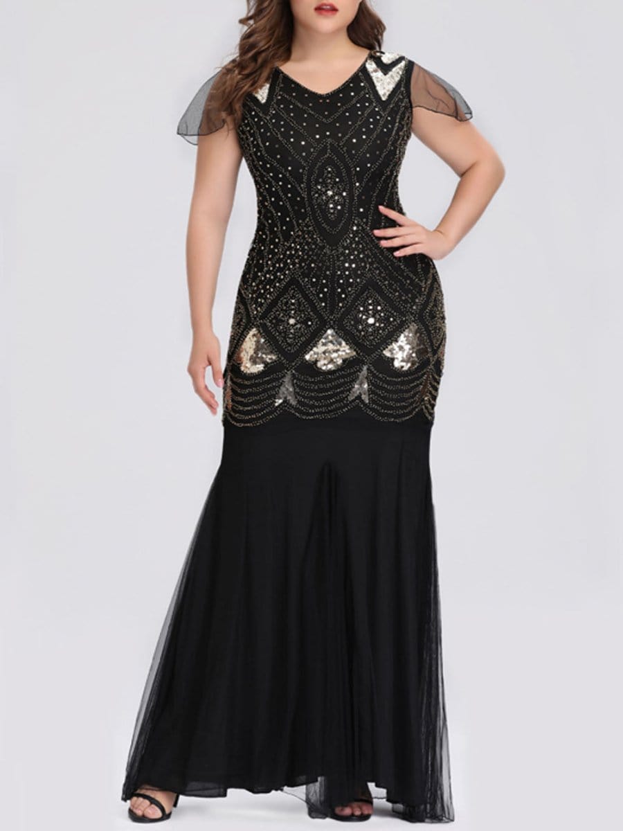 Sequin Maxi Dress - Fashionpara