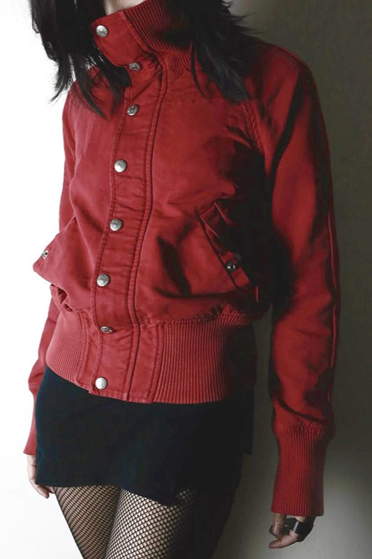 Urban Stand Collar Zip Detail Jacket